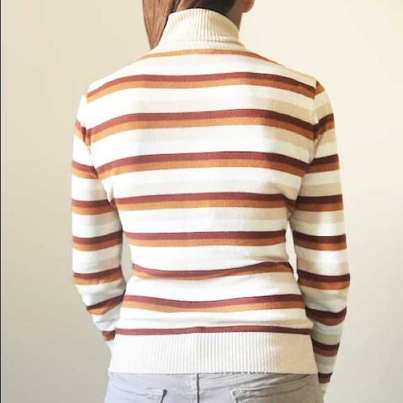 TEN YARDS Multi-Striped Turtleneck - Picture 5 of 10